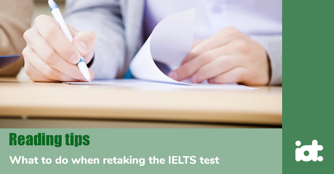 What to do when retaking the IELTS test