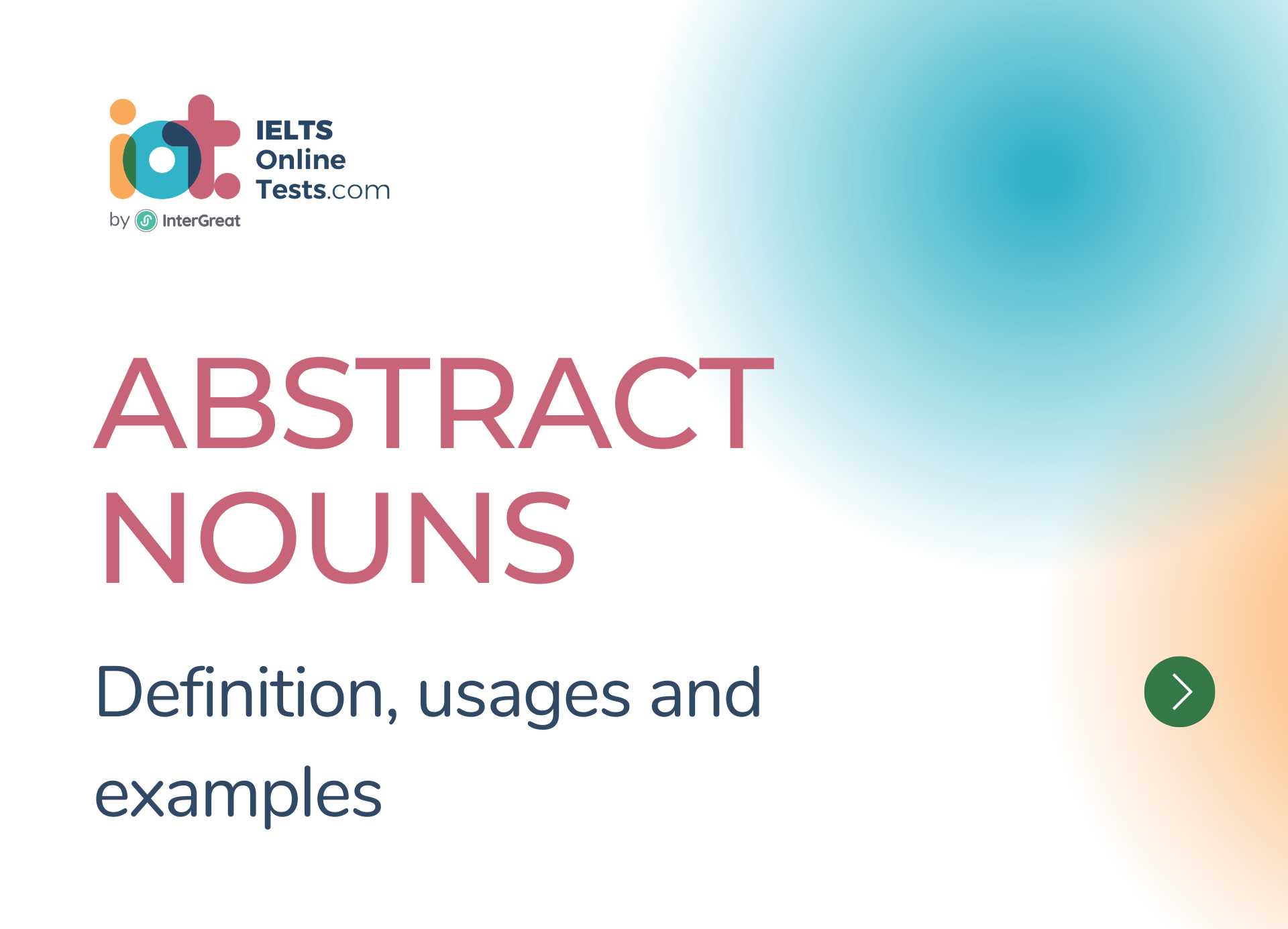 Abstract nouns
