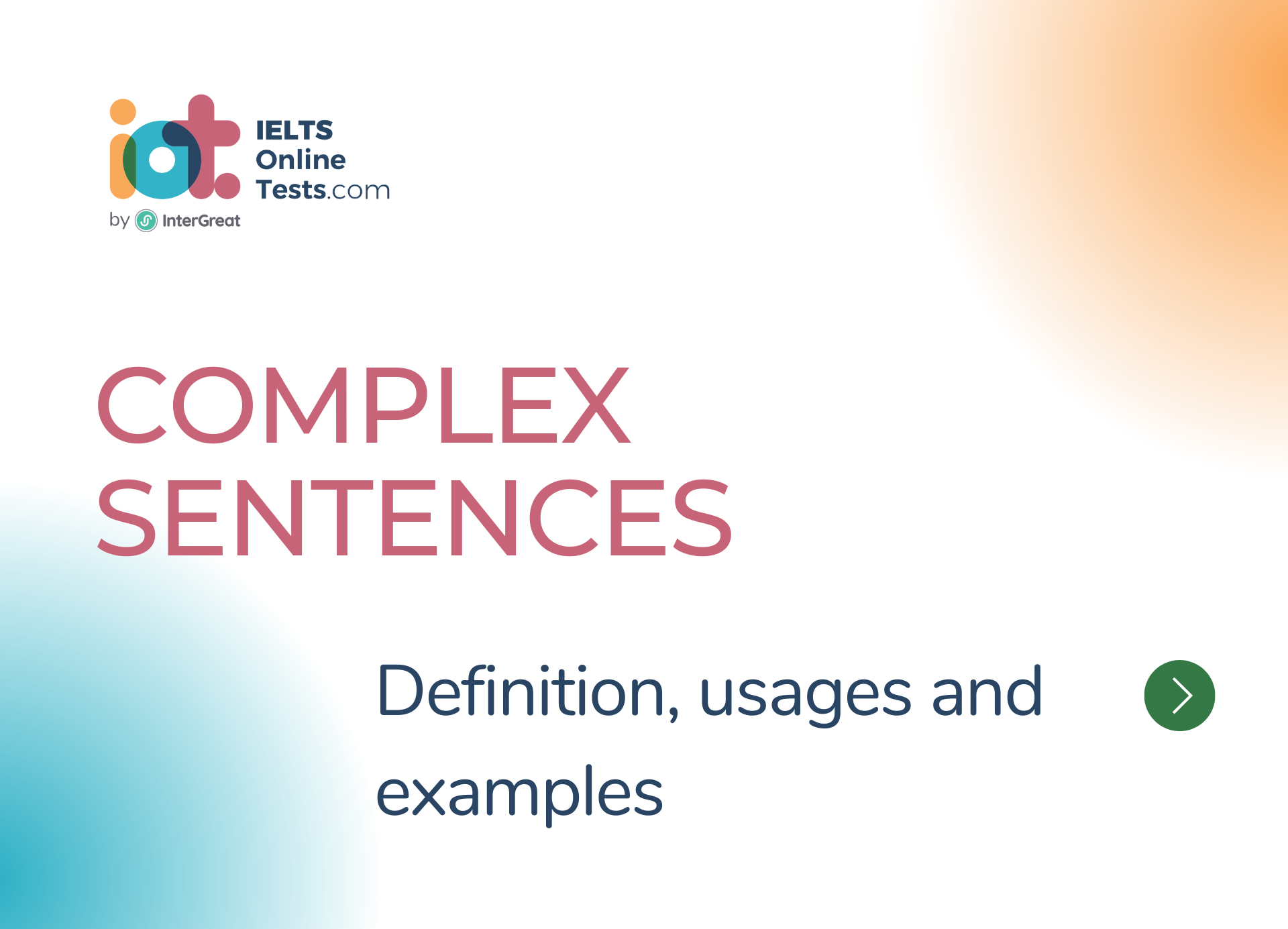 Câu phức trong tiếng Anh (Complex sentences) định nghĩa và ví dụ