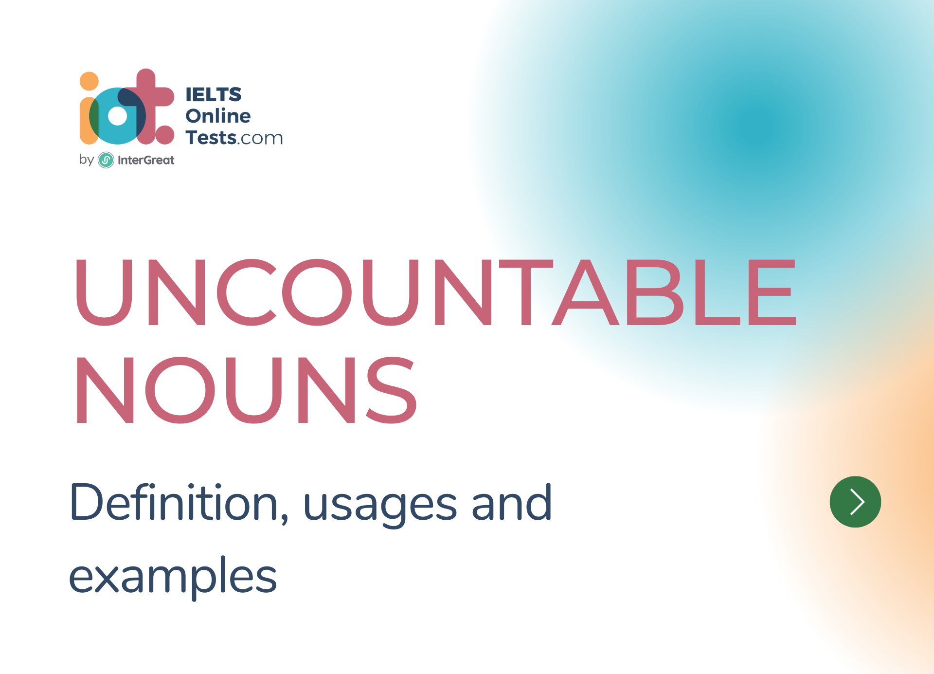 Danh từ không đếm được (uncountable nouns)