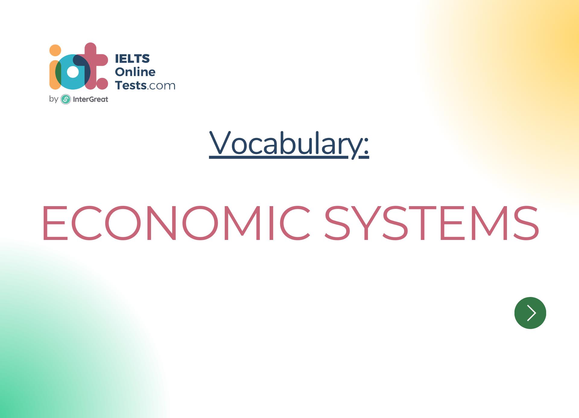 Economic systems