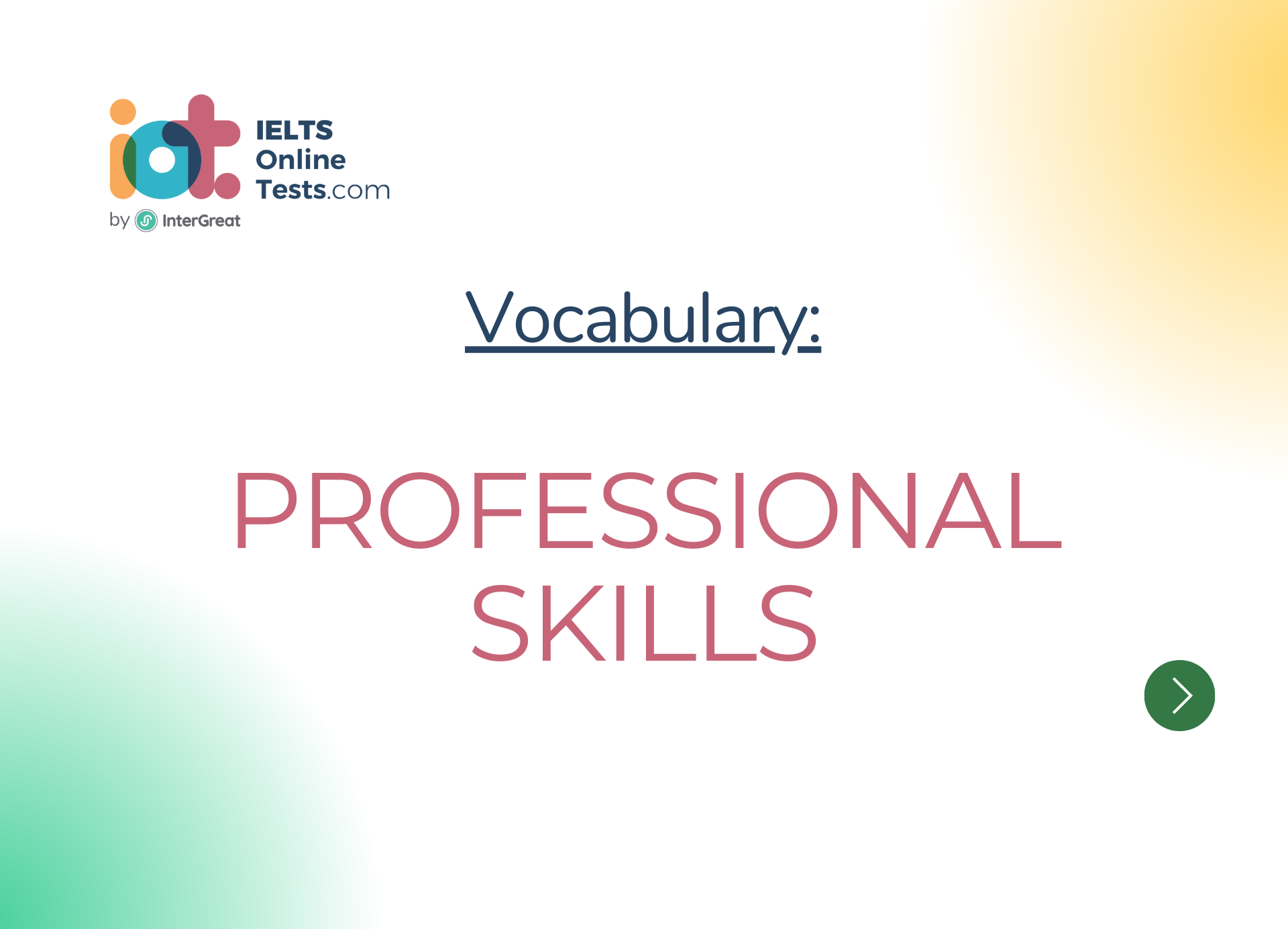 Các kỹ năng (Professional skills)