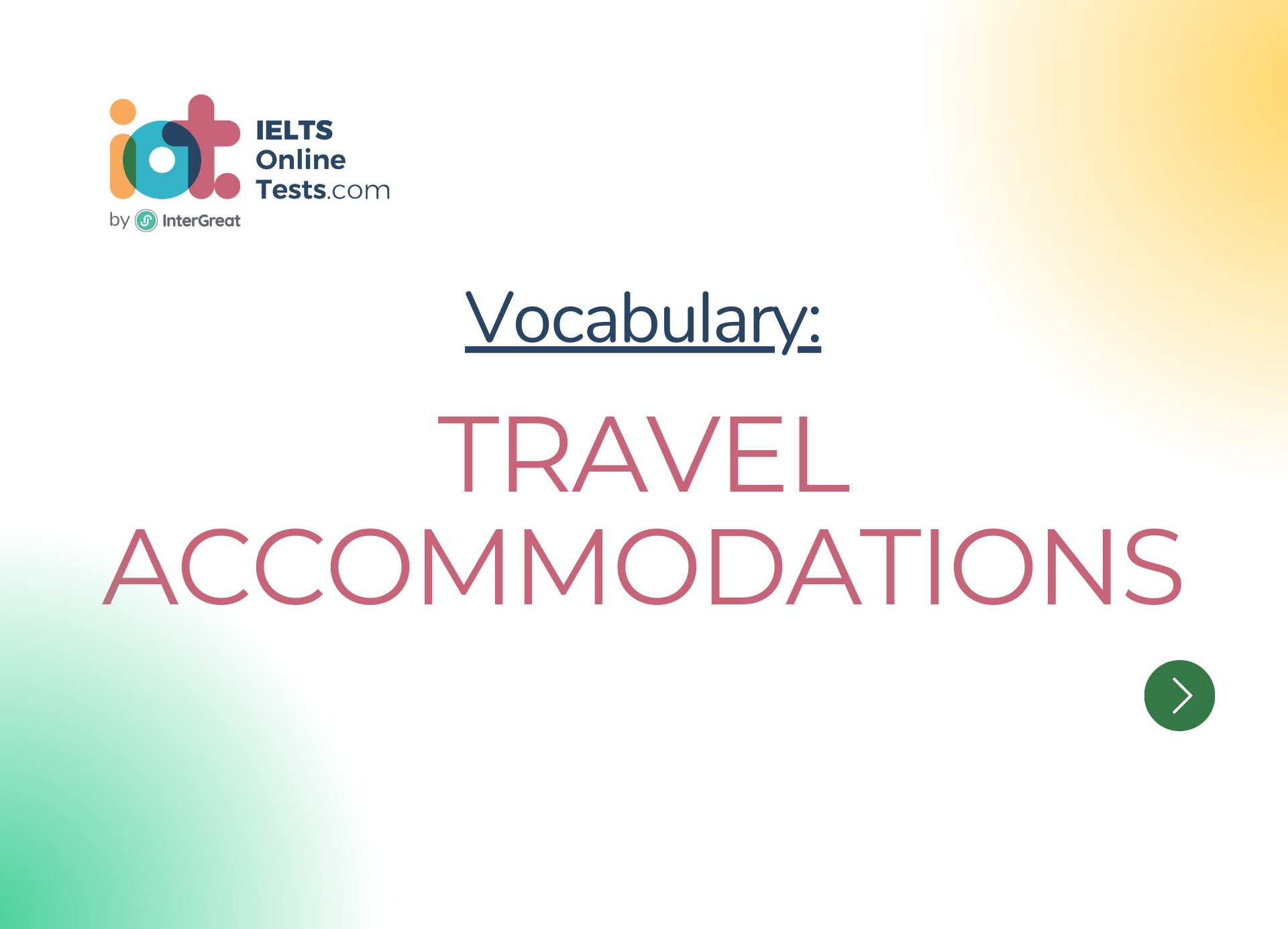 Travel accommodations