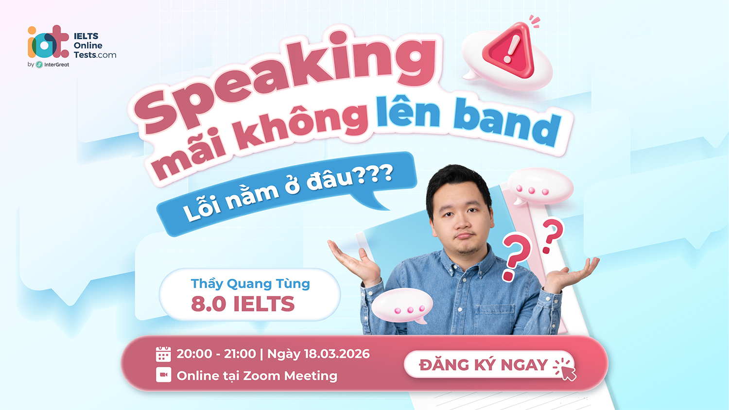 Speaking mãi không lên band - Lỗi nằm ở đâu?