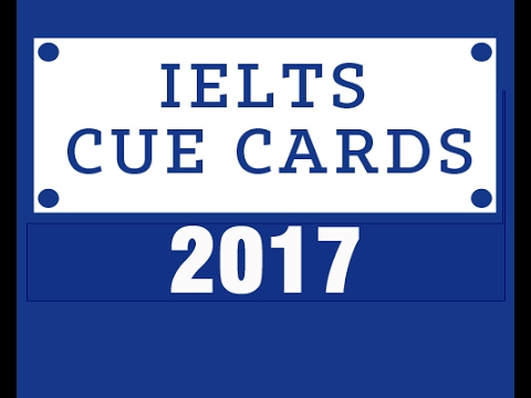 Recent IELTS Speaking Cue Card Question- June 2017